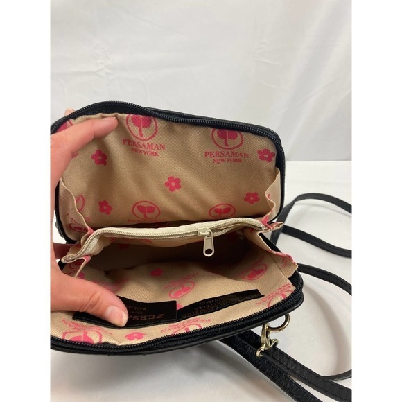 Persaman New York Demie Quilted Crossbody Black - Picture 4 of 5